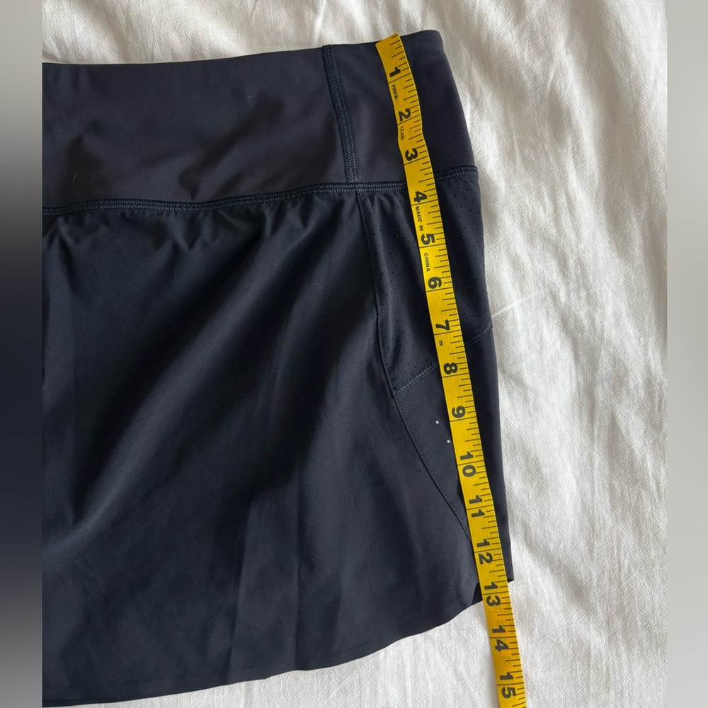 Athleta Black Athletic Skort with Side Pocket